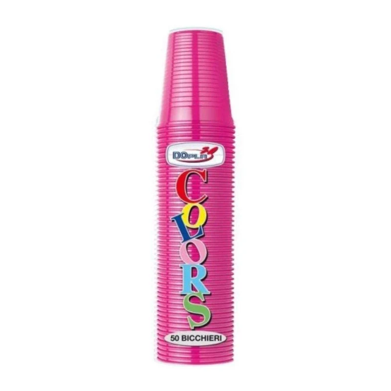 Bicchieri 200Ccx50 Fucsia