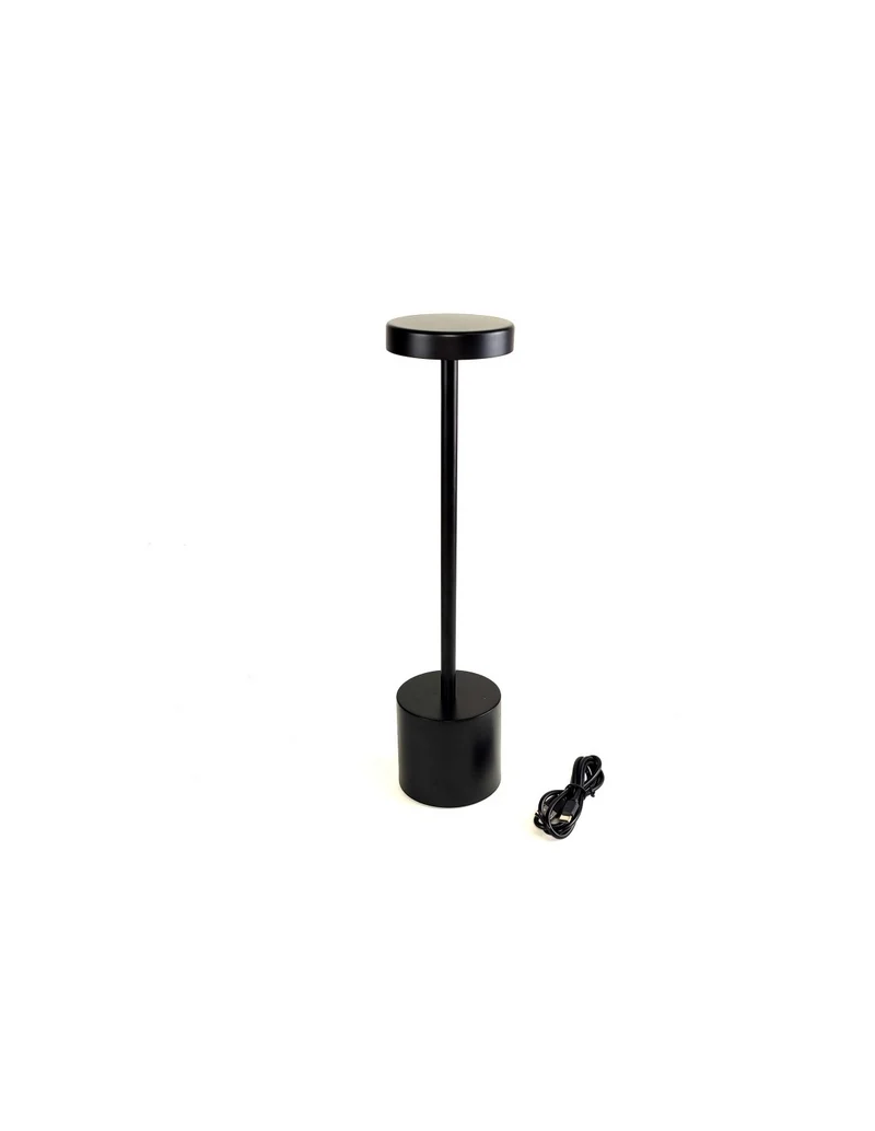 New Bi Srl - Lampada Touch Nera Dimmerabile 3 Toni Metallo