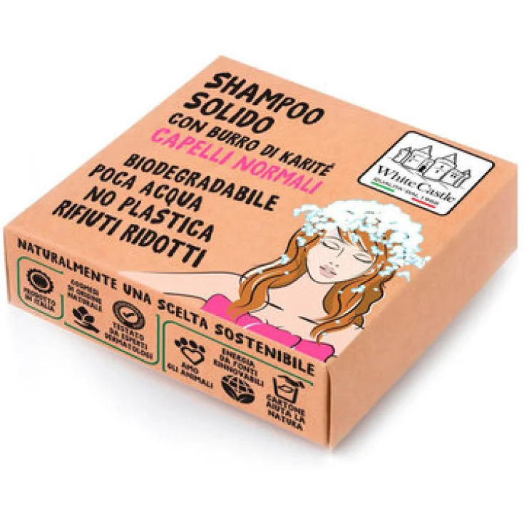 White Castle Shampoo Solido Capelli Normali 80G
