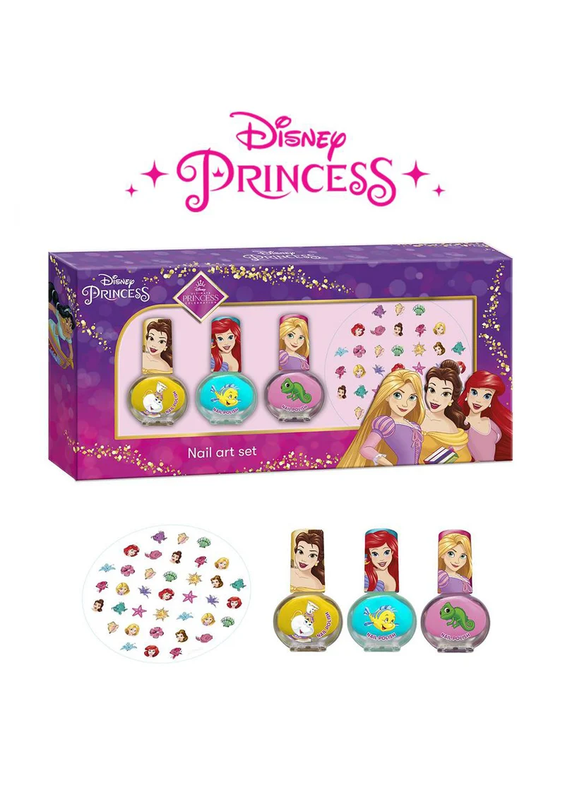 PRINCIPESSE SET UNGHIE 3 SMALTI+ DECORAZIONI