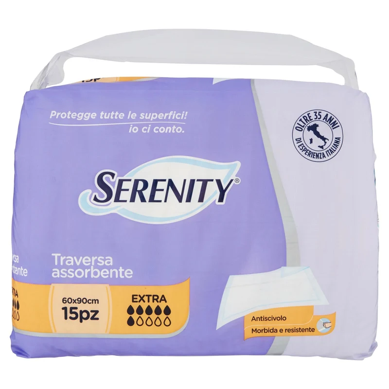 Serenity Traversa assorbente Extra 60x90 cm 15 pz