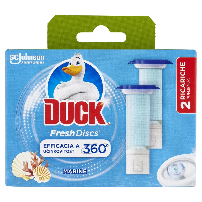 Duck Fresh Discs - Doppia Ricarica, Fragranza Marine 2 x 36ml