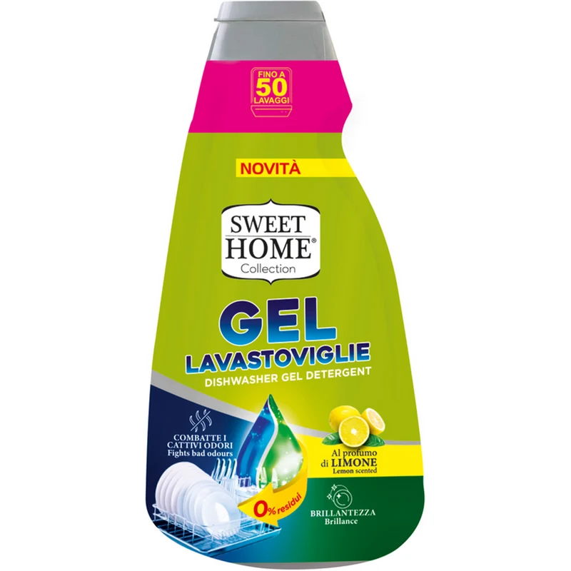 Sweet Home - Gel Lavastoviglie Limone - 1000 ml