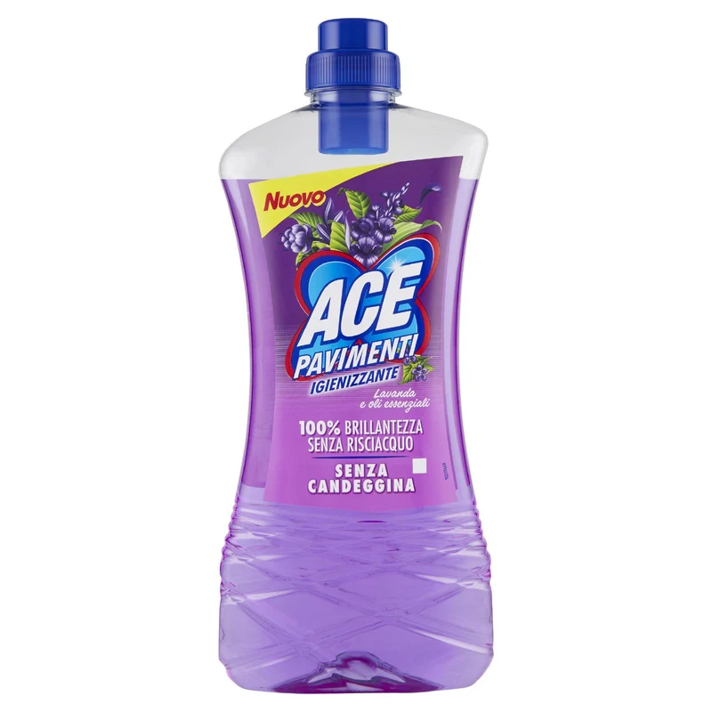 Ace Pavimenti Igienizzante Lavanda e oli essenziali Senza Candeggina 1 L