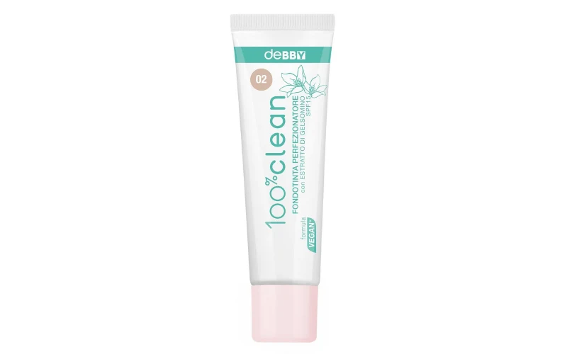 Debby Fondotinta 100% Clean Perfezionionatore N.02 Beige
