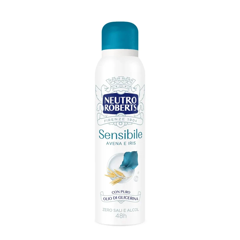 Neutro Roberts Deodorante Asciutto Avena e Iris Spray 150 ml