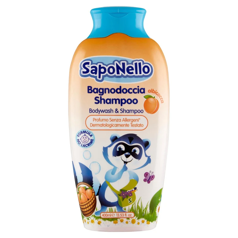 SapoNello Bagnodoccia Shampoo albicocca 400 ml