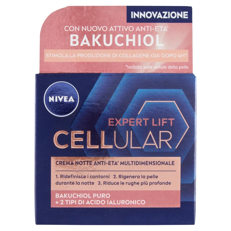 Nivea Expert Lift Cellular Crema Notte Anti-Età Multidimensionale 50 ml