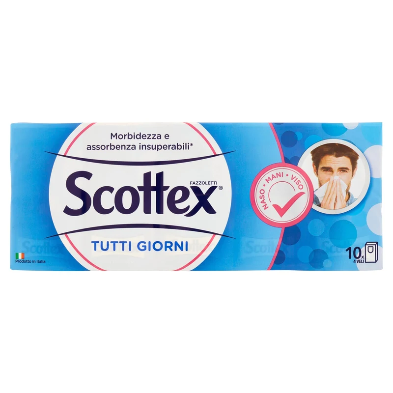 Scottex Tutti Giorni Fazzoletti 3 veli 10 pz