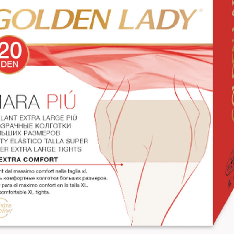Golden Lady - Collant extra large, extra comfort - 20 Den
