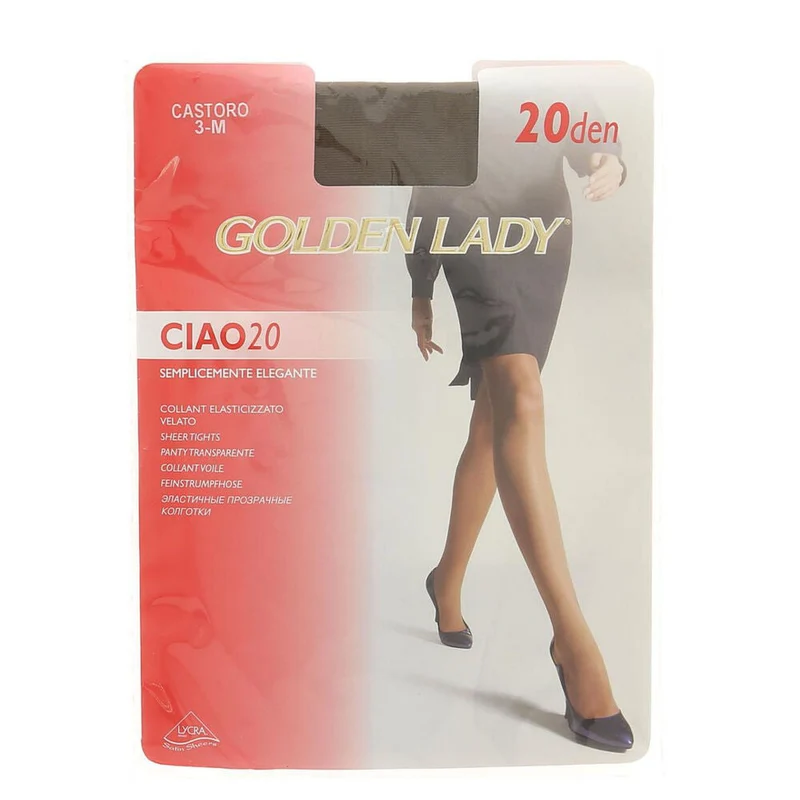 Golden Lady - Collant Neri - 20 Denari - Taglia 2