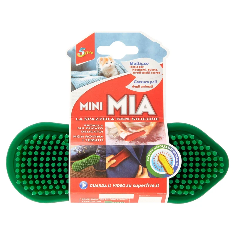 Super5 Mini Mia la Spazzola 100% Silicone