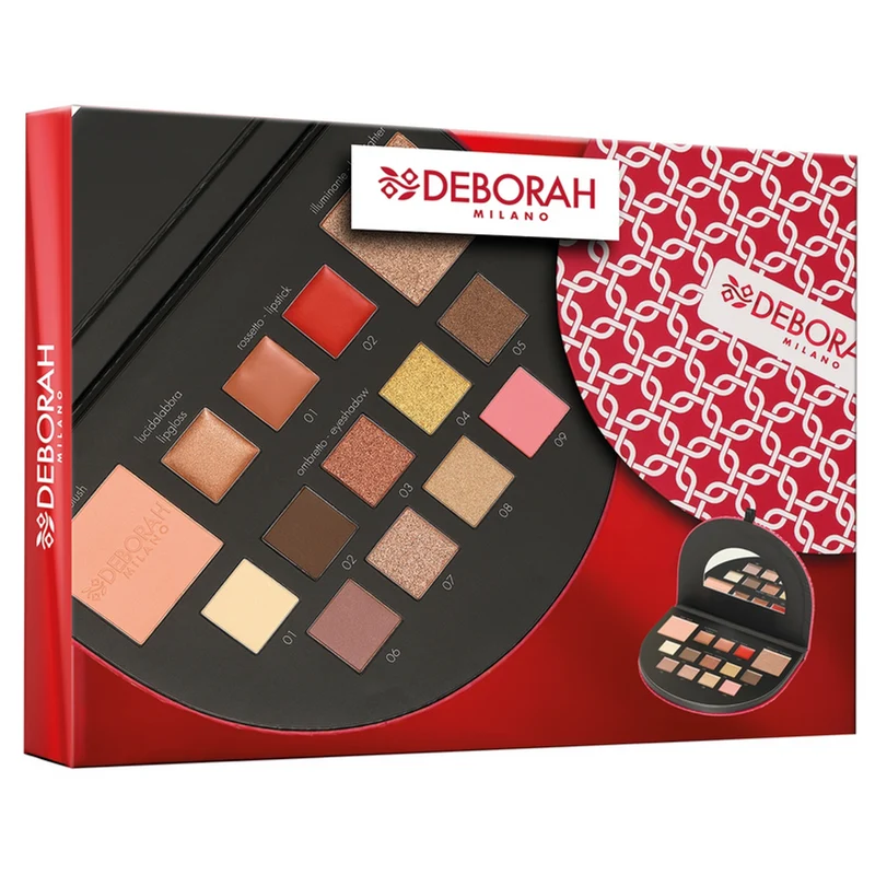 DEBORAH - Cofanetto Make Up 2024 Beauty Gift N.1 Colori Caldi