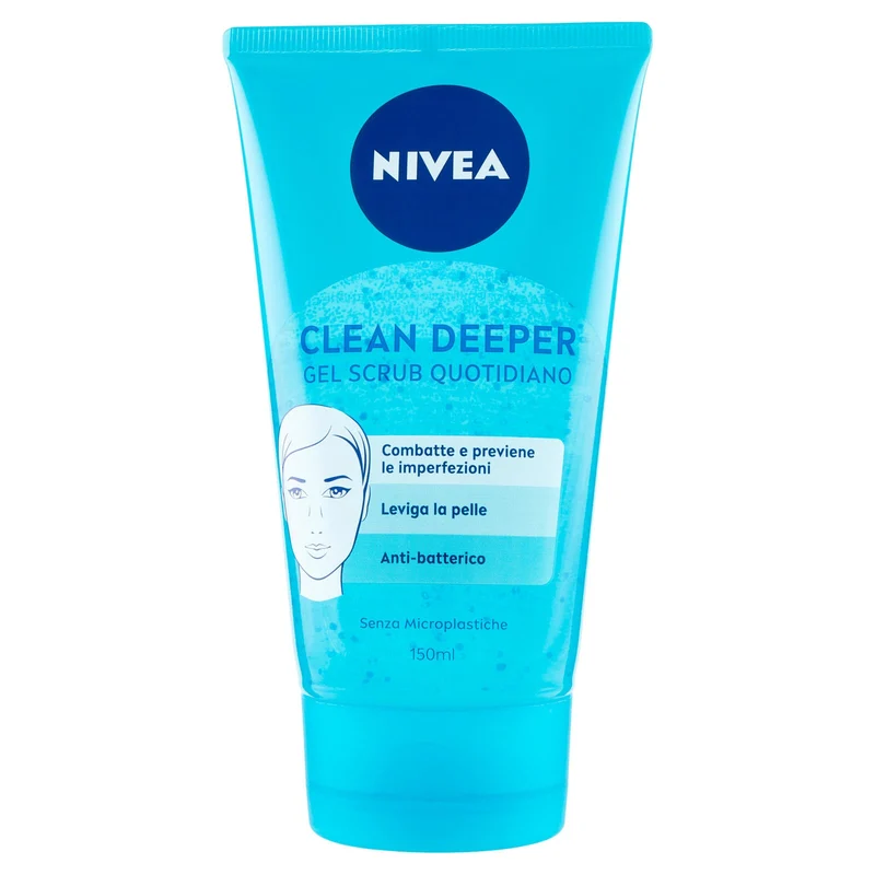 Nivea Clean Deeper Gel Scrub Quotidiano 150 ml