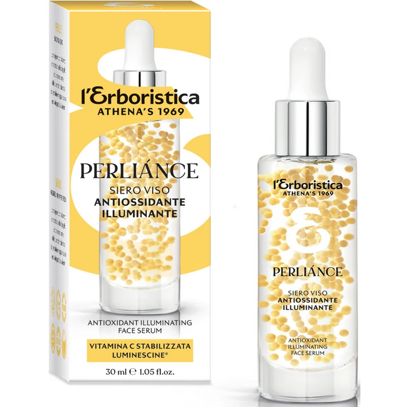 L'ERBORISTICA - Siero viso Perliance antiossidante e illuminante con vitamina C stabilizzata e luminescine - 30 ml