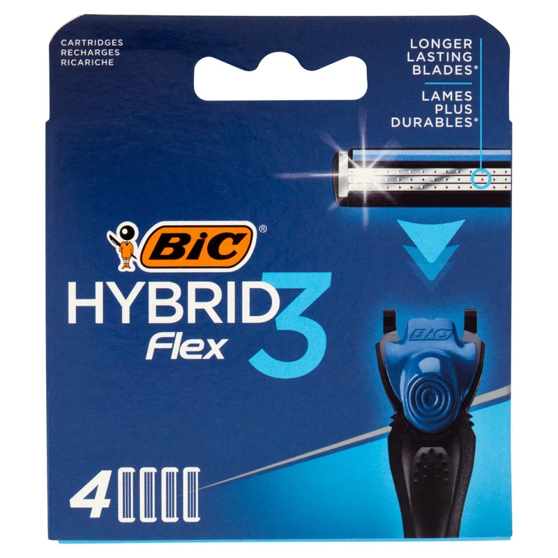 Bic Hybrid Flex 3 Ricariche 4 pz
