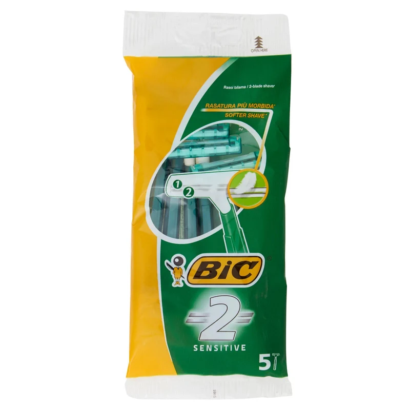 Bic 2 Sensitive rasoi bilama 5 pz