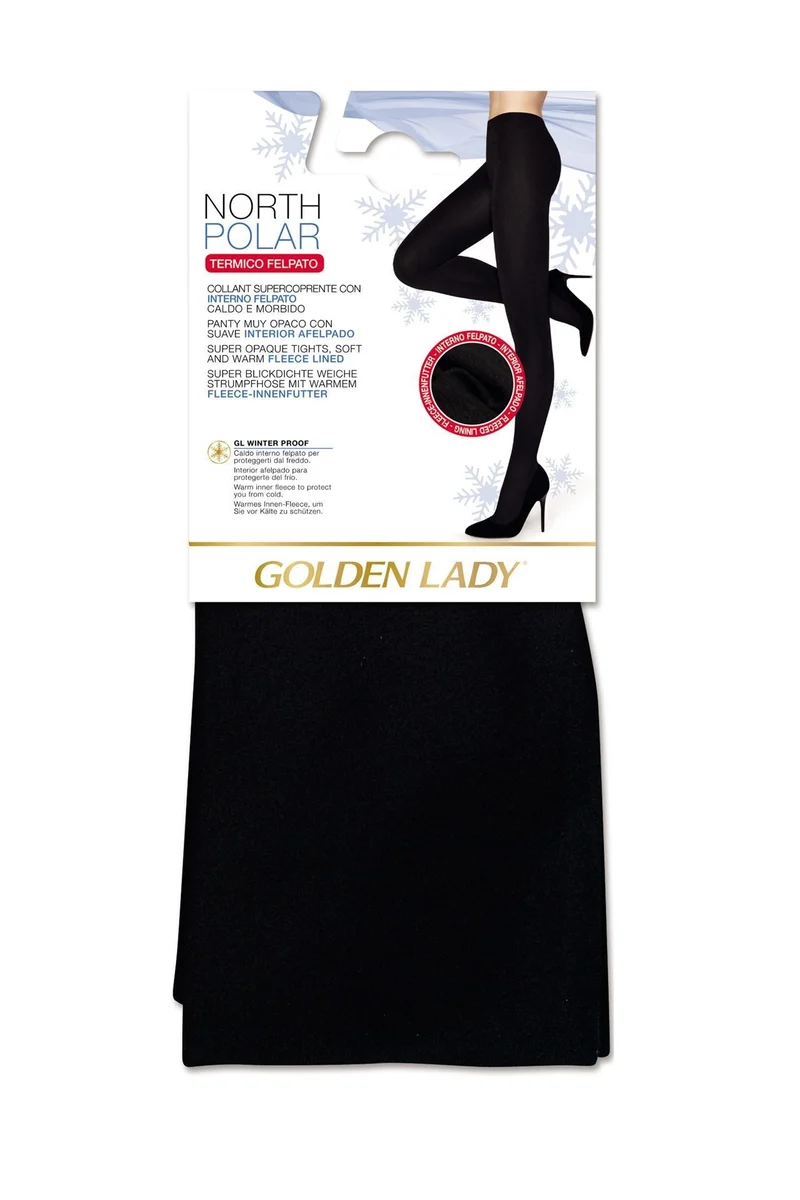 Golden Lady - Golden Collant North Polar IV - Nero