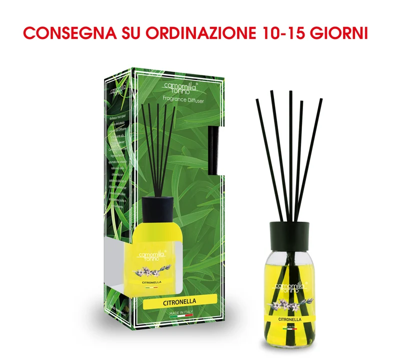Camomilla Diffcubo 200 ml — Profumatore e Antitarme per Armadi · Cartone da 6 confezioni