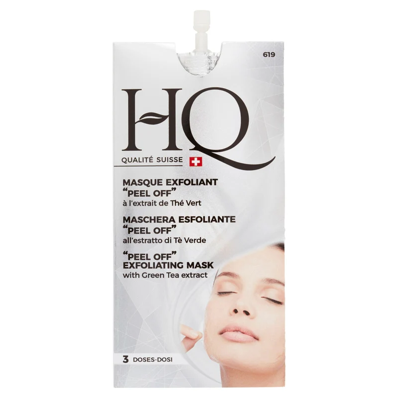 HQ Maschera Esfoliante "Peel Off" all'estratto di Tè Verde 15 ml