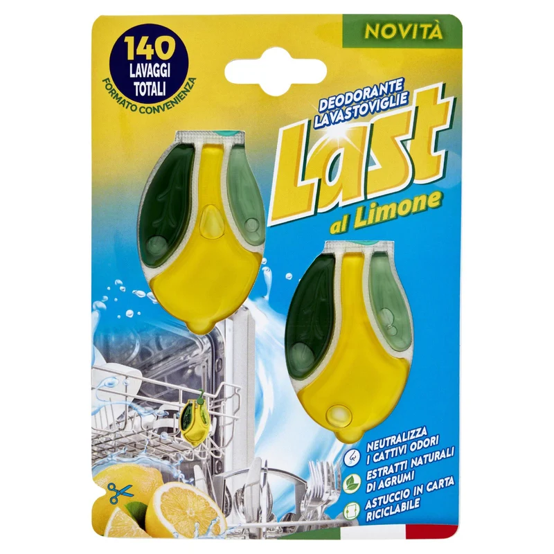Last Deodorante Lavastoviglie al Limone 6 + 6 ml