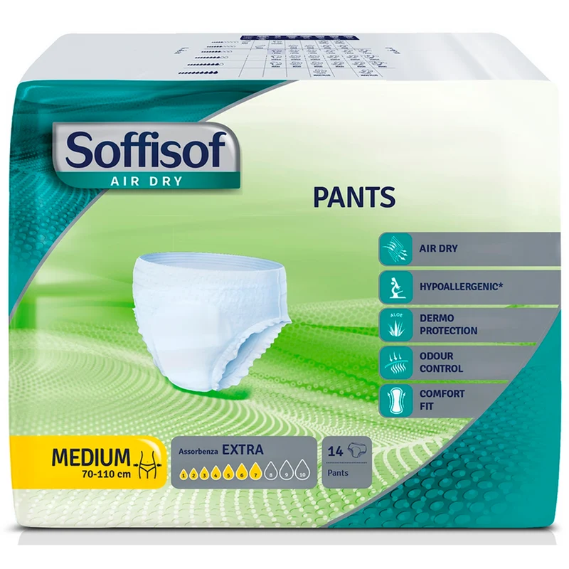 Soffisof - Pannoloni Mutand. Adulti Pants Air Dry M - 14 Pz