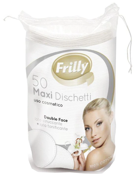 Frilly - Dischetti Levatrucco in Cotone - 50 Pezzi Maxi