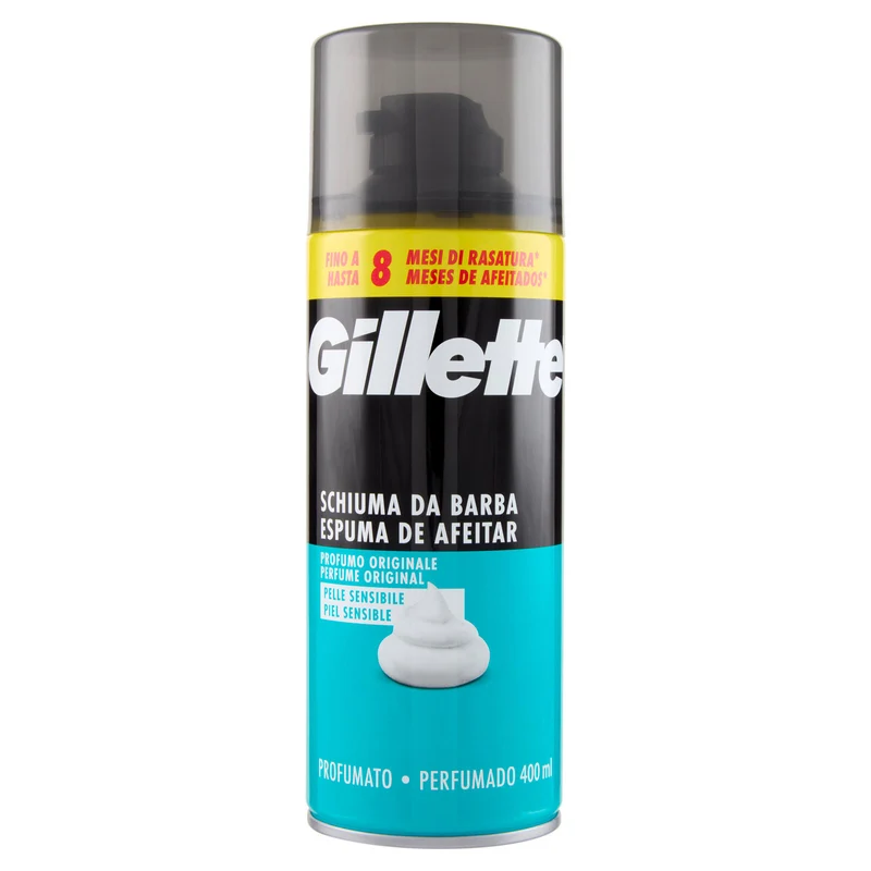 Gillette Schiuma da Barba Pelli Sensibili 400 ml