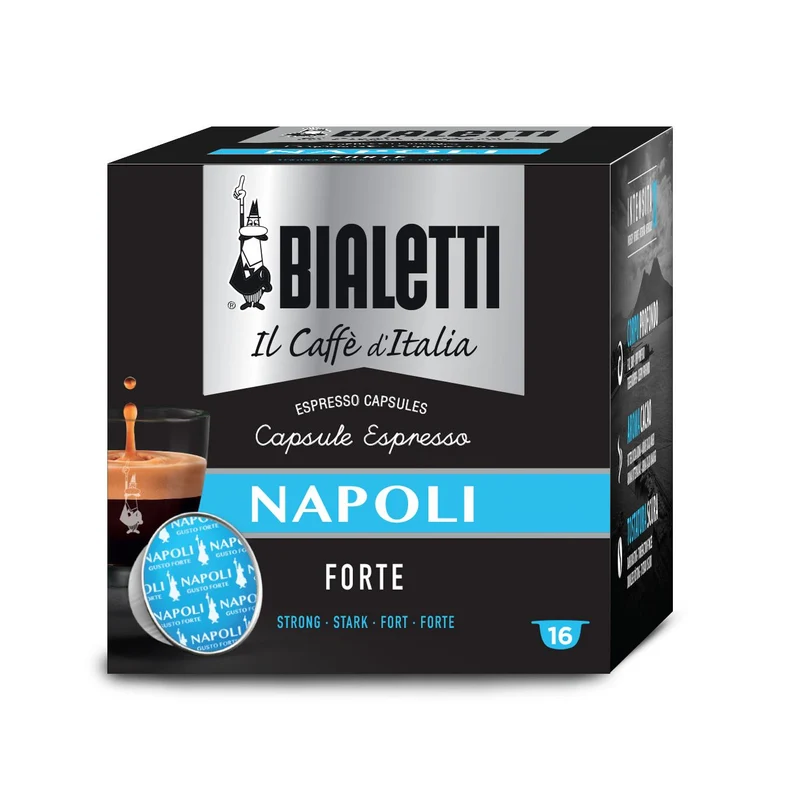 Bialetti Caffè d'Italia Espresso Bar Napoli 16 Capsule 112 g