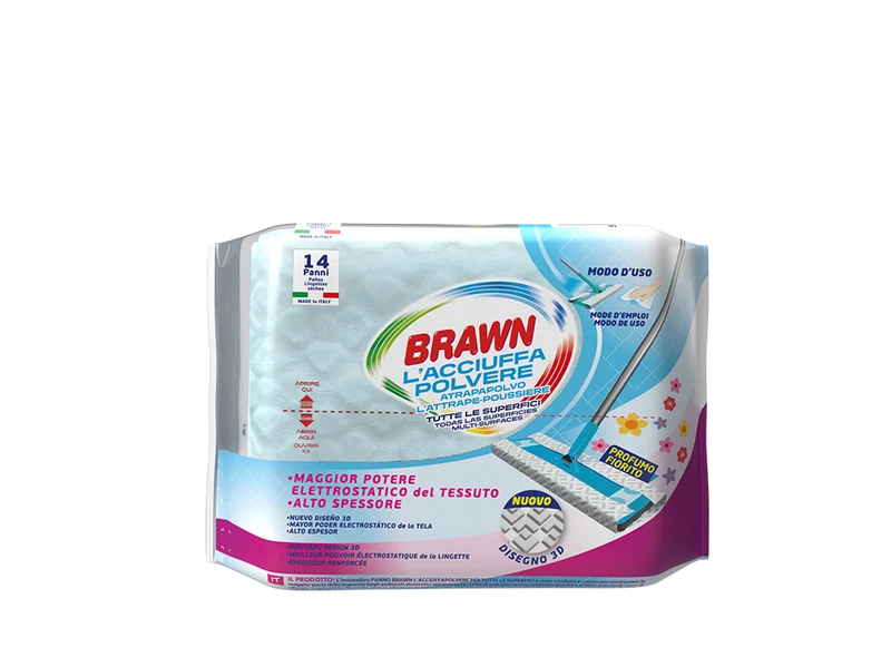 Brawn l'Acciuffa Polvere per Tutte le Superfici 14 pz