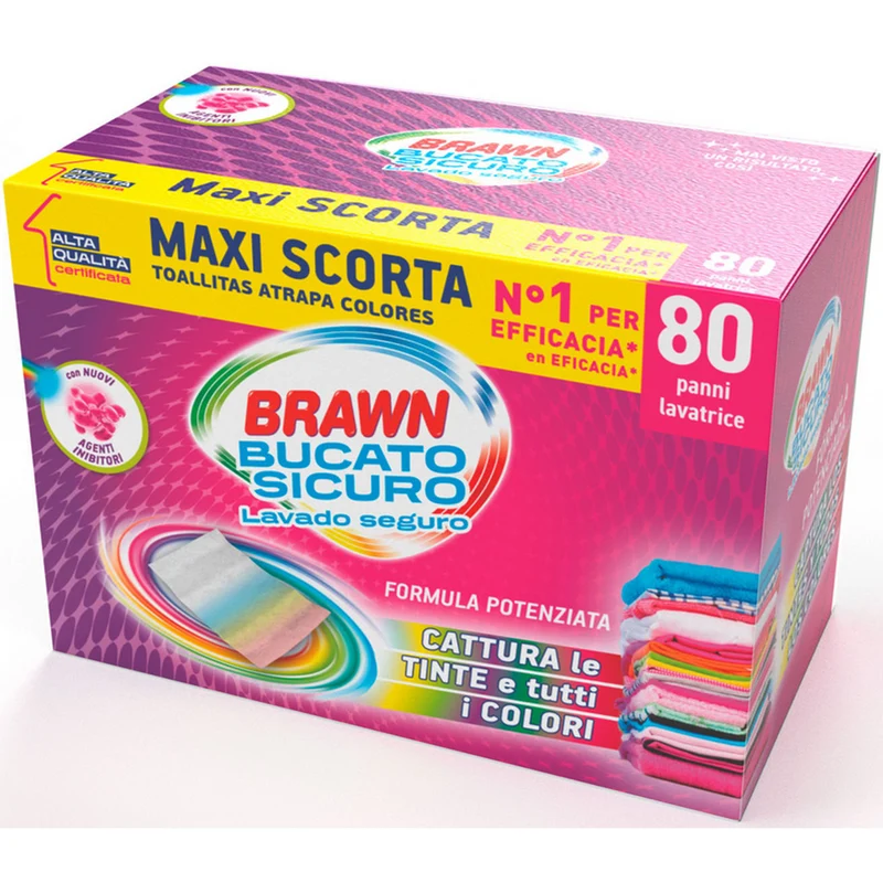 Brawn - Bucato Sicuro - 80 Panni