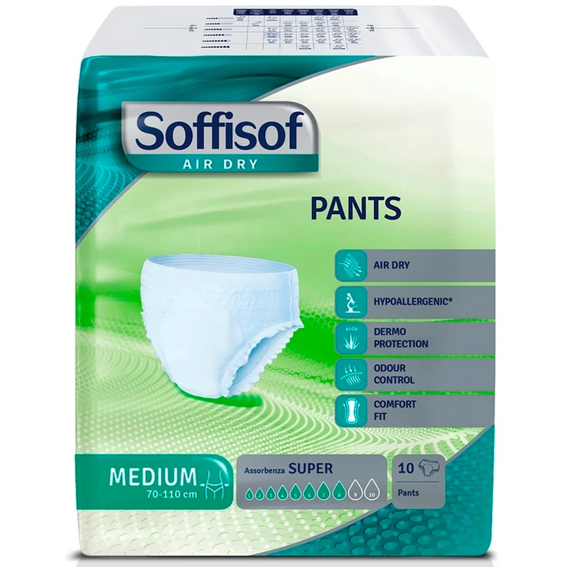 Soffisof - Pants Pull Up Air Dry Medium 10 Pezzi
