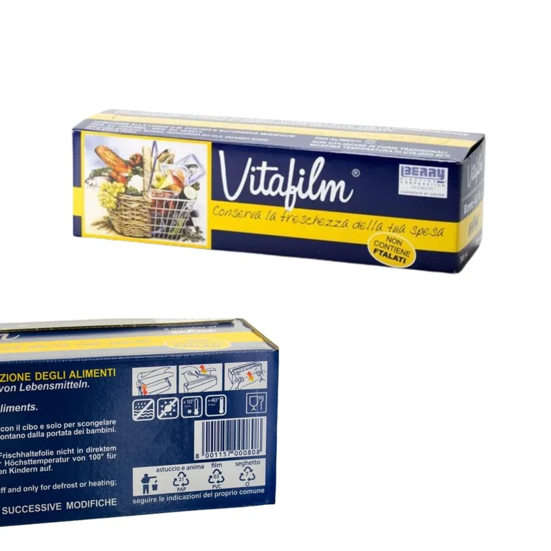 Pellicola Per Alimenti Vitafilm in rotolo (cartone intero)