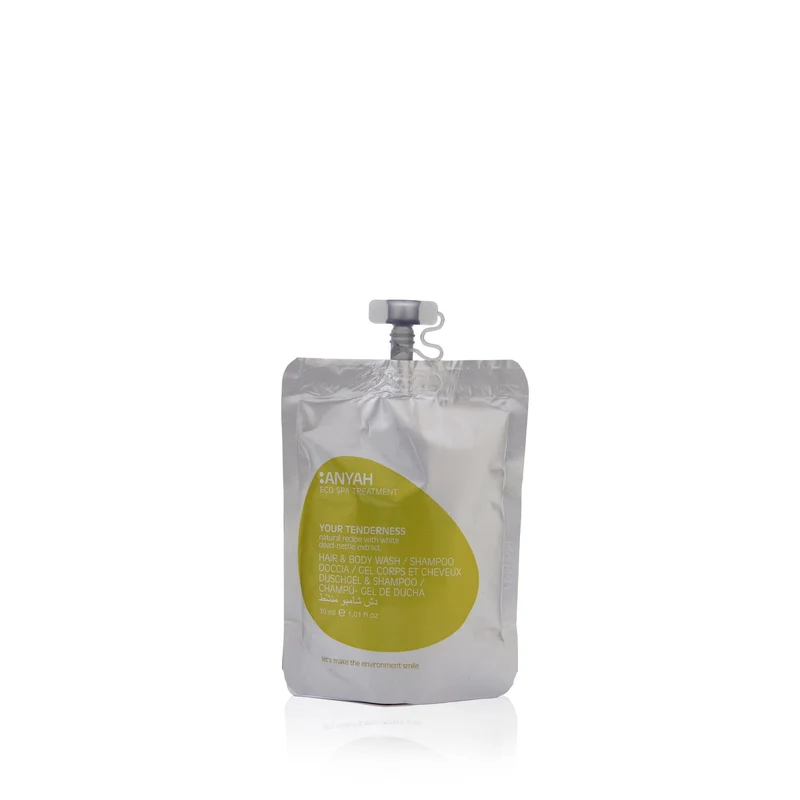 Doypack Anyah – Shampoo Doccia 30 ml | Confezione da 200 Pezzi