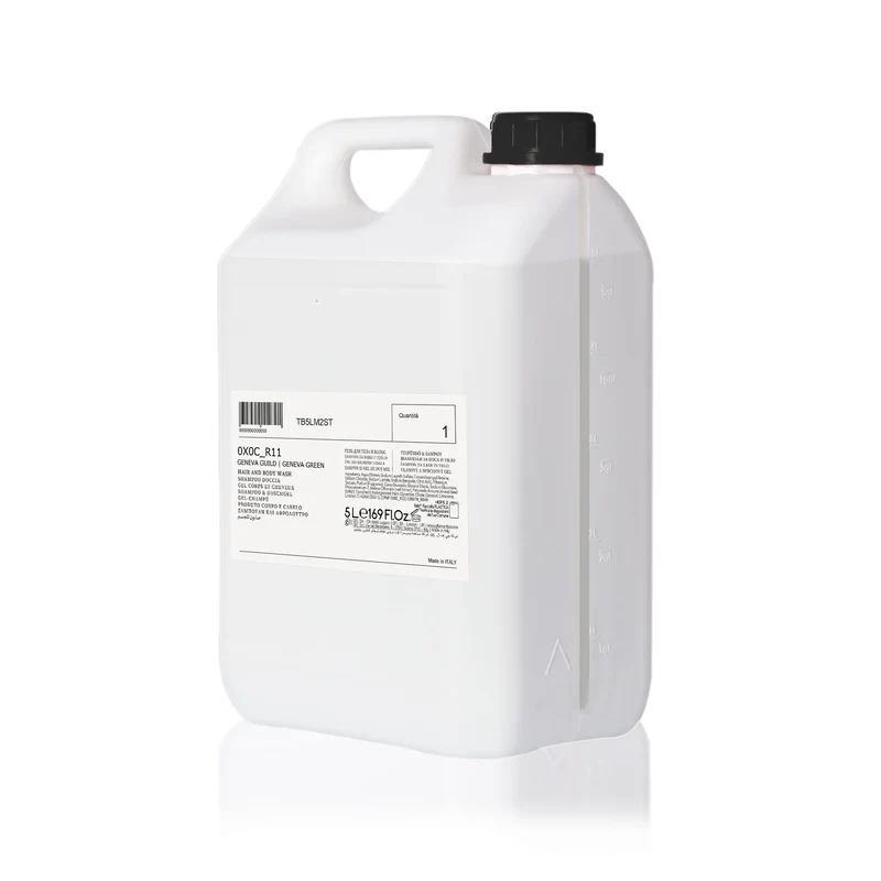 Doccia Shampoo Geneva Guild Gfl con estratto di anice verde e melissa - Ricarica da 5 litri
