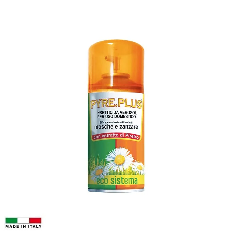 Insetticida Pyre.Plus Mosche e Zanzare Bomboletta spray da 250ml