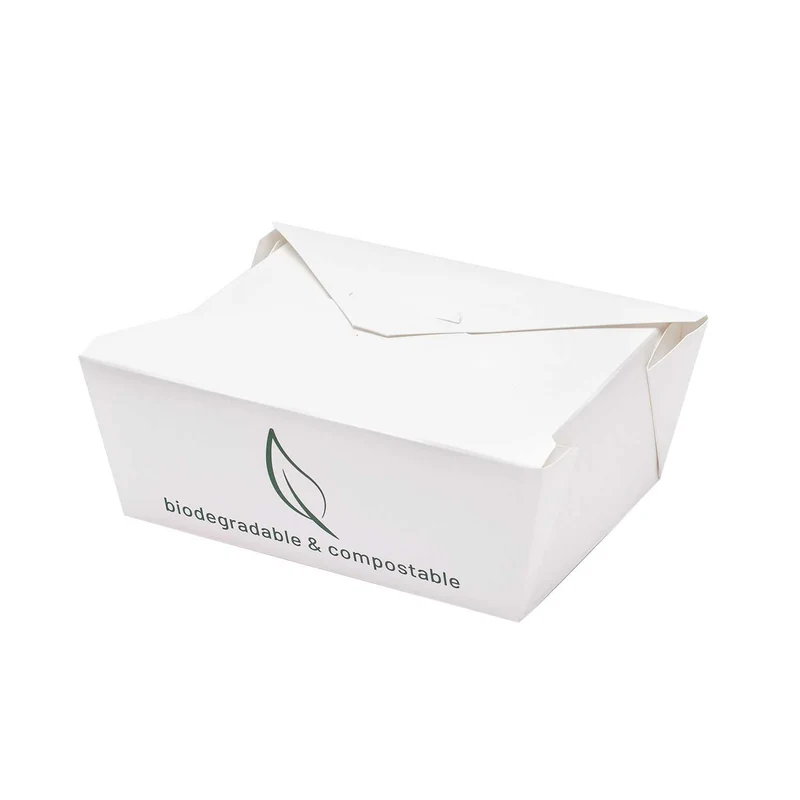 Food box 152x120x65h Bianco Biopolimero 1.350 ml