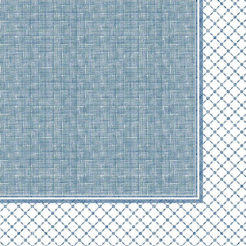 Tovaglie Airlaid "Net Blu" 100x100cm