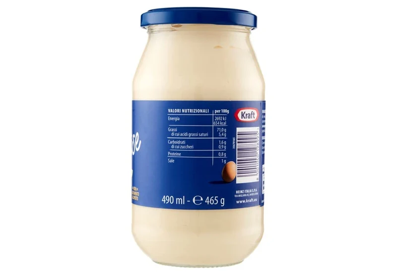 Maionese Kraft con Uova 100% da Allevamento all'Aperto (12 x 465 g)