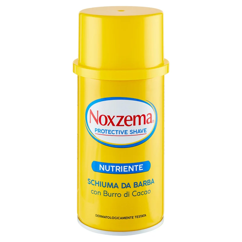 Noxzema Protective Shave Nutriente Schiuma da Barba con Burro di Cacao 300 ml