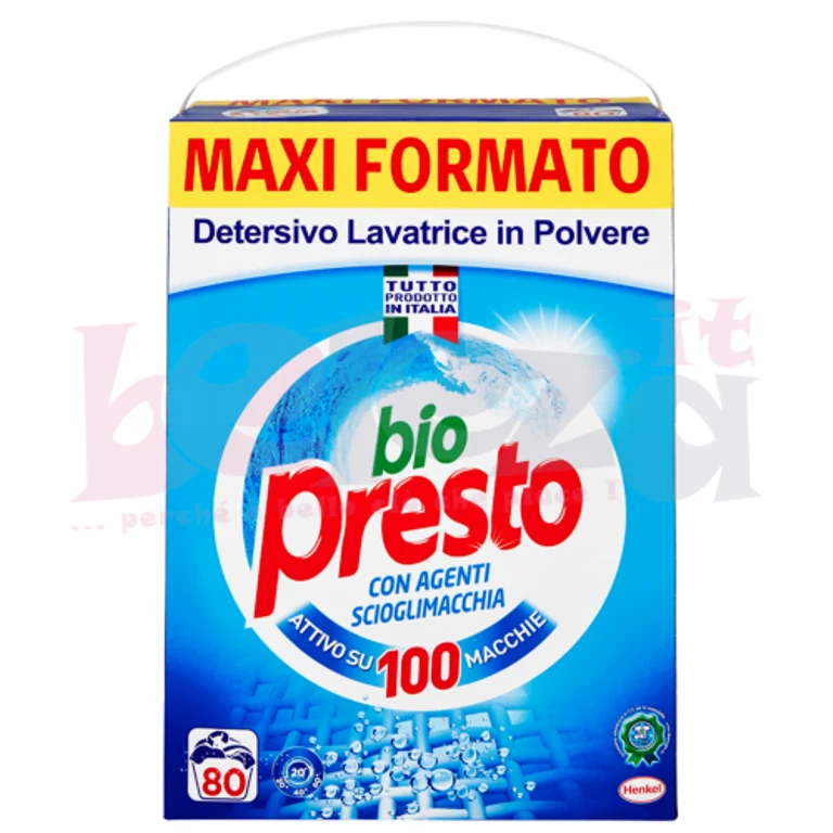 Bio Presto Detersivo Polvere - 80 Misurini