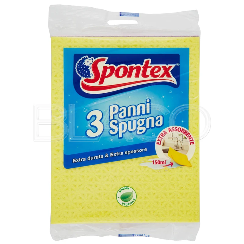 Spontex Panno Spugna Antibatterico - 3pz x 12 CONFEZIONI