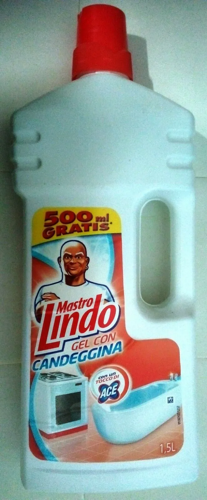 Mastro lindo gel con candeggina lt. 1.5 x 6 pezzi