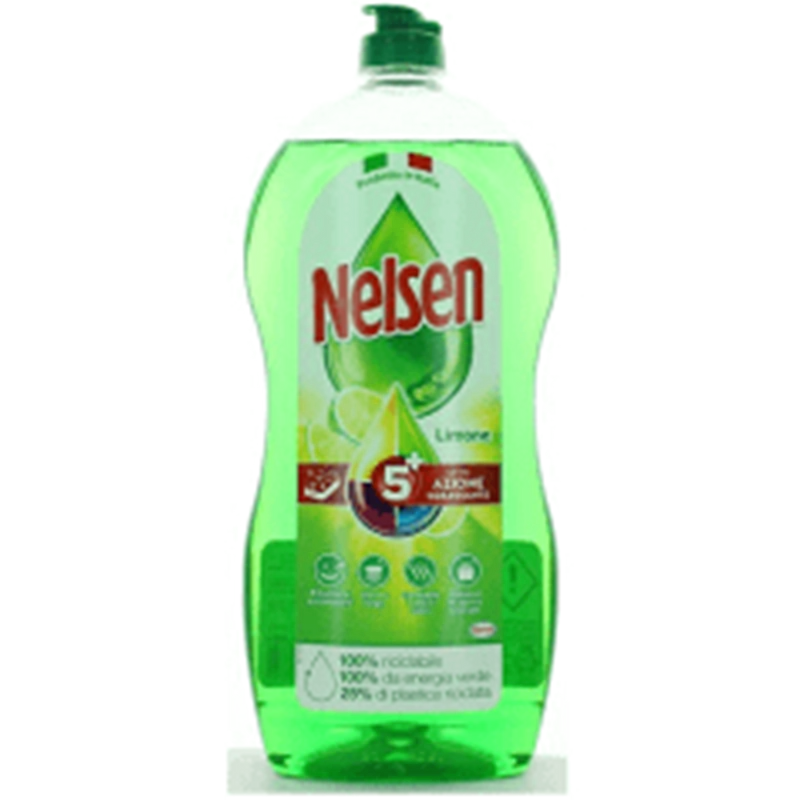 4 PEZZI NELSEN Lavapiatti STOVIGLIE Limone 900 Ml 3,6 LT DETER SGRASSA A FONDO