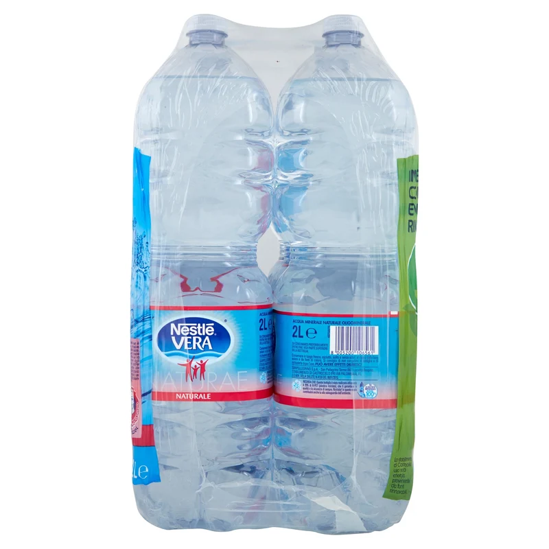 Nestlè Vera, Acqua Minerale Naturale Oligominerale 2L (Confezione da 6)