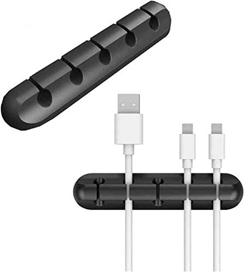 Organizador para La Gestión De Cables con Clip Cables,Ganchos Adhesivos,Soporte