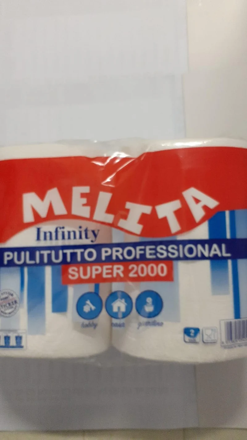 ROTOLONI X 2 DI CARTA MELITA INFINITY PULITUTTO PROFESSIONAL SUPER 2000