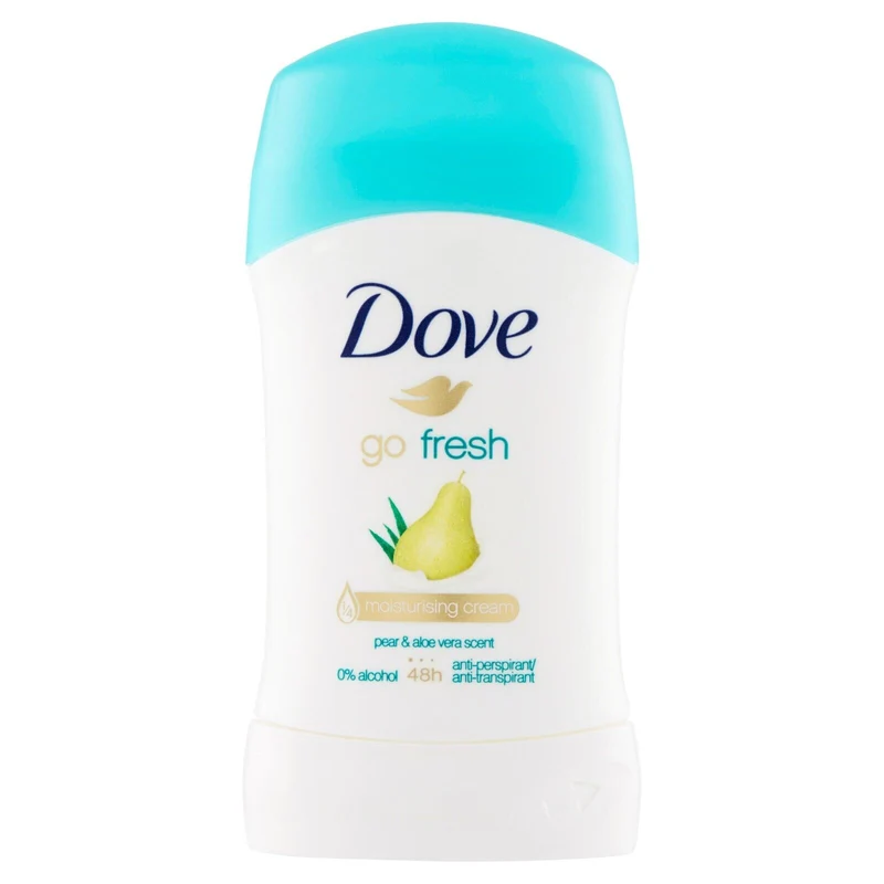 Deo Stick Dove Anti-transpirant, 40 ML, Paket Von 6 Birne E Aloe Vera