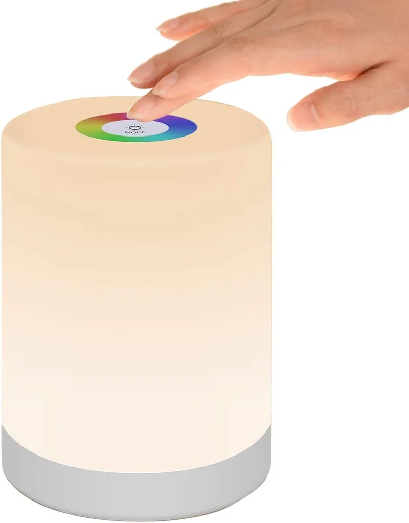 Licht Übernachtung LED, Nachttischlampe Intelligent, Kontrolle Touch-Schalter,