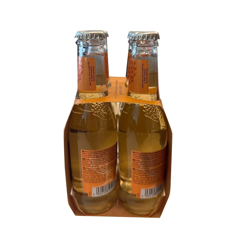 Fever Tree Ginger Ale con Aromi Naturali, Mixer per Whisky e Rum, Miscela di Zenzero, Acqua di Fonte, Sapore Intenso e Avvolgente, 4x 200ml, 24 pezzi